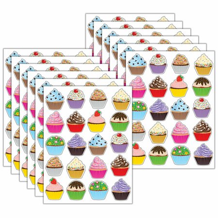 TEACHER CREATED RESOURCES Cupcakes Stickers, 10 Designs, 1440PK 7094